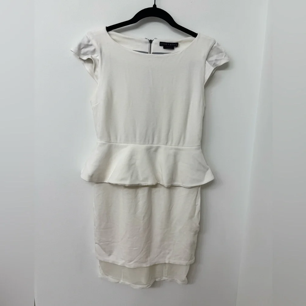alice olivia peplum dress Alice+Olivia Peplum Dress